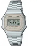 Chronograph CASIO VINTAGE, silber (taupe, silberfarben), Armbanduhren, Damen,