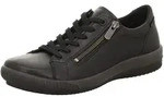 Sneaker LEGERO, Damen, Gr. 40, schwarz, Nappaleder, unifarben, Schuhe Sneaker,