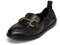 Loafer MARC O'POLO "mit Trensen-Schnalle" Gr. 36, schwarz Damen Schuhe Slip ons