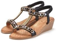 Sandalette VIVANCE "Sommerschuh, offener Schuh, Sandale, Keilsandalette", Damen, Gr.