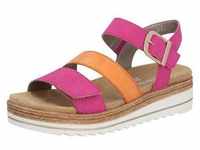 Sandalette REMONTE Gr. 36, bunt (fuchsia, orange) Damen Schuhe Sandalen...