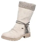 Winterstiefel RIEKER, Damen, Gr. 40, Warmfutter, beige, Lederimitat, Textil,...