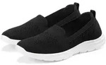 Slipper LASCANA "Halbschuh, Sneaker, Slip-On-Sneaker", Damen, Gr. 36, schwarz,