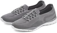 Sneaker LASCANA "Slipper, Halbschuh, Slip-On-Sneaker", Damen, Gr. 35, grau,