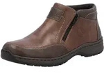 Winterboots RIEKER, Herren, Gr. 41, braun (dunkelbraun), Lederimitat, Schuhe