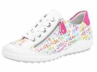 Schnürschuh REMONTE Gr. 36, pink (weiß, fuchsia) Damen Schuhe Classic...