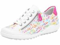 Schnürschuh REMONTE Gr. 36, pink (weiß, fuchsia) Damen Schuhe Classic...