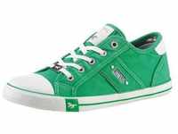 Sneaker MUSTANG SHOES Gr. 36 (3,5), grün Damen Schuhe Sneaker mit Mustang