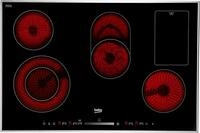 BEKO Elektro-Kochfeld "HIC 85502 TX" Slide-Touch Tasten: Steuern durch direktes