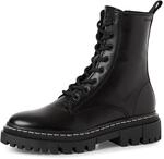 Tamaris Schn&uuml;rstiefelette Schn&uuml;rboots mit Logopr&auml;gung am Schaft, Stiefelette mit