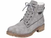 Winterstiefelette RIEKER Gr. 38, grau Damen Schuhe Reißverschlussstiefeletten mit
