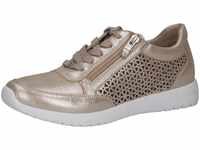 Sneaker CAPRICE Gr. 38, grau (taupe metallic) Damen Schuhe Sneaker mit seitlichem