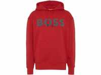 Hoodie BOSS ORANGE "WebasicHood" Gr. M, rot (bright red) Herren Sweatshirts mit