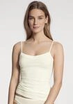 Spaghettitop CALIDA "Cate", Damen, Gr. L (48/50), beige (alabaster cr&egrave;me), Single