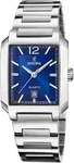 Quarzuhr FESTINA "On The Square", silber (silberfarben, blau, blau), Armbanduhren,