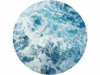 KOMAR Vliestapete "Ocean Twist" Tapeten 125x125 cm (Breite x Höhe), rund und