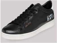 Sneaker CAMP DAVID Gr. 42, schwarz Herren Schuhe Schnürhalbschuhe