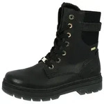Schn&uuml;rboots TOM TAILOR, Damen, Gr. 36, Warmfutter, schwarz, Elastischer...