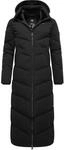 Wintermantel RAGWEAR "Rebelka Extralong", Damen, Gr. XS (34), schwarz,