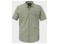 Outdoorhemd SCHÖFFEL "Shirt Trattberg SH M" Gr. 50, Normalgrößen, grün (balsam