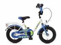 Kinderfahrrad BACHTENKIRCH "12" "POLIZEI" kristall-weiß/blau/neon" Fahrräder...