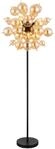 GLOBO LIGHTING Stehlampe "UDO", gold (schwarz), 1 Stk., Leuchten,