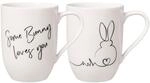 Villeroy & Boch Becher "Kaffeebecher Ostern Statement 280 ml 2er Set wei&szlig;"