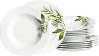 Ritzenhoff & Breker Tafelservice "Evora" Teller Set, Geschirr-Set mit Botanik-Motiv