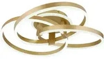 GLOBO LIGHTING Deckenleuchte "HERWIG", gold (goldfarben matt), 1, H: 20cm, 1 Stk.,