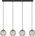 GLOBO LIGHTING H&auml;ngeleuchte "EUSEBIUS", schwarz, H: 150cm, 1 Stk., Leuchten,