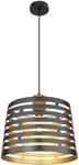 GLOBO LIGHTING H&auml;ngeleuchte "ABLONA", schwarz, &Oslash; 35cm H: 29cm, 1 Stk., Leuchten,