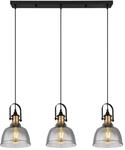 GLOBO LIGHTING H&auml;ngeleuchte "DOROTHEA", schwarz, 3, H: 120cm, 1 Stk., Leuchten,