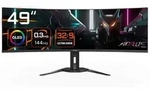 GIGABYTE Curved-Gaming-OLED-Monitor "AORUS CO49DQ", Energieeffizienz: F (A-G),