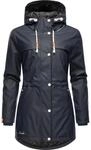 Regenmantel NAVAHOO "Rainy Forest", Damen, Gr. XS (34), blau (navy), Obermaterial: