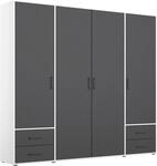 rauch Dreht&uuml;renschrank "Kleiderschrank Schrank Garderobe W&auml;scheschrank VOYAGER" in