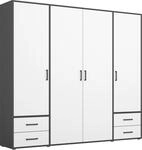 rauch Dreht&uuml;renschrank "Kleiderschrank Schrank Garderobe W&auml;scheschrank VOYAGER" in