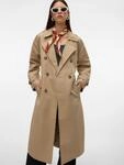Vero Moda Trenchcoat "VMCHLOE LONG TRENCHCOAT GA NOOS" Zweireiher mit Bindeg&uuml;rtel,