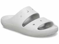 Badepantolette CROCS "Classic Sandal V2" Gr. 43, weiß (offwhite) Herren Schuhe