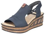 Rieker Keilsandalette, Sommerschuh, Sandale, Keilabsatz, mit seitlichen