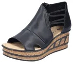 Rieker Keilsandalette, Sommerschuh, Sandale, Keilabsatz, mit...