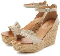 Sandalette LASCANA "Sommerschuh, offener Schuh, Sandale, Keilsandalette", Damen, Gr.