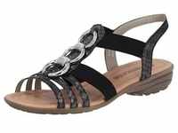 Sandale REMONTE Gr. 38, schwarz Damen Schuhe Keilsandaletten