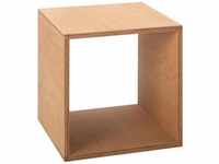 Beistelltisch TOJO "Tojo-cube" Tische Gr. B/H/T: 35 cm x 35 cm x 35 cm, beige (natur)