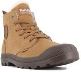 Winterboots PALLADIUM "PAMPA HI ZIP WL", Herren, Gr. 43, mahogany, Leder, Schuhe