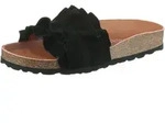 Pantolette VERBENAS "Rocio Roda", Damen, Gr. 37, schwarz, Veloursleder, unifarben,