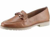 Loafer TAMARIS Gr. 36, braun (cognac) Damen Schuhe Slip ons Chunky Slipper, Business