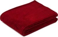 G&ouml;zze Wohndecke "Feincord Kuscheldecke" flauschig weich und wohlig warm