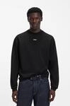 HUGO Langarmshirt "Daposo" Rundhalsausschnitt, Relaxed Fit, &Auml;rmelb&uuml;ndchen