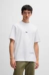 HUGO T-Shirt "Nieros" mit Logo-Patch