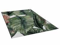 Teppich TOM TAILOR HOME "Garden Leaf" Teppiche Gr. B/L: 123 cm x 180 cm, 3 mm,...